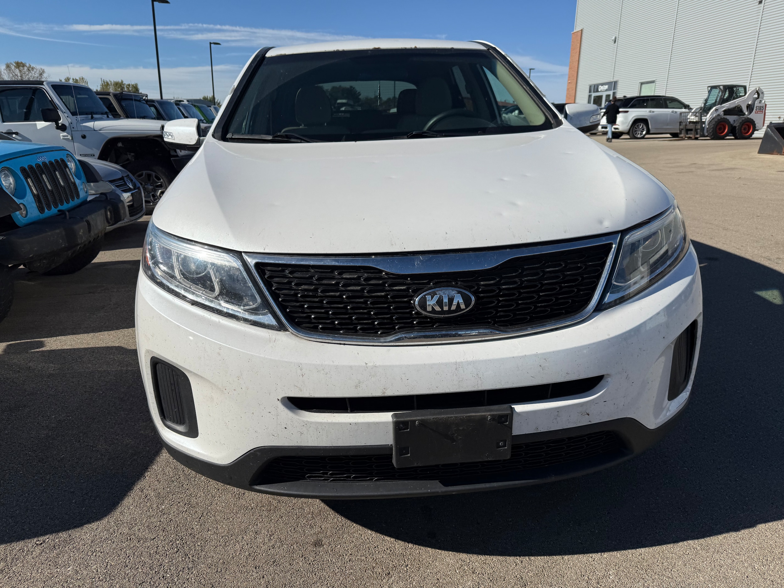Used 2014 Kia Sorento LX with VIN 5XYKT4A62EG426834 for sale in Galena, IL