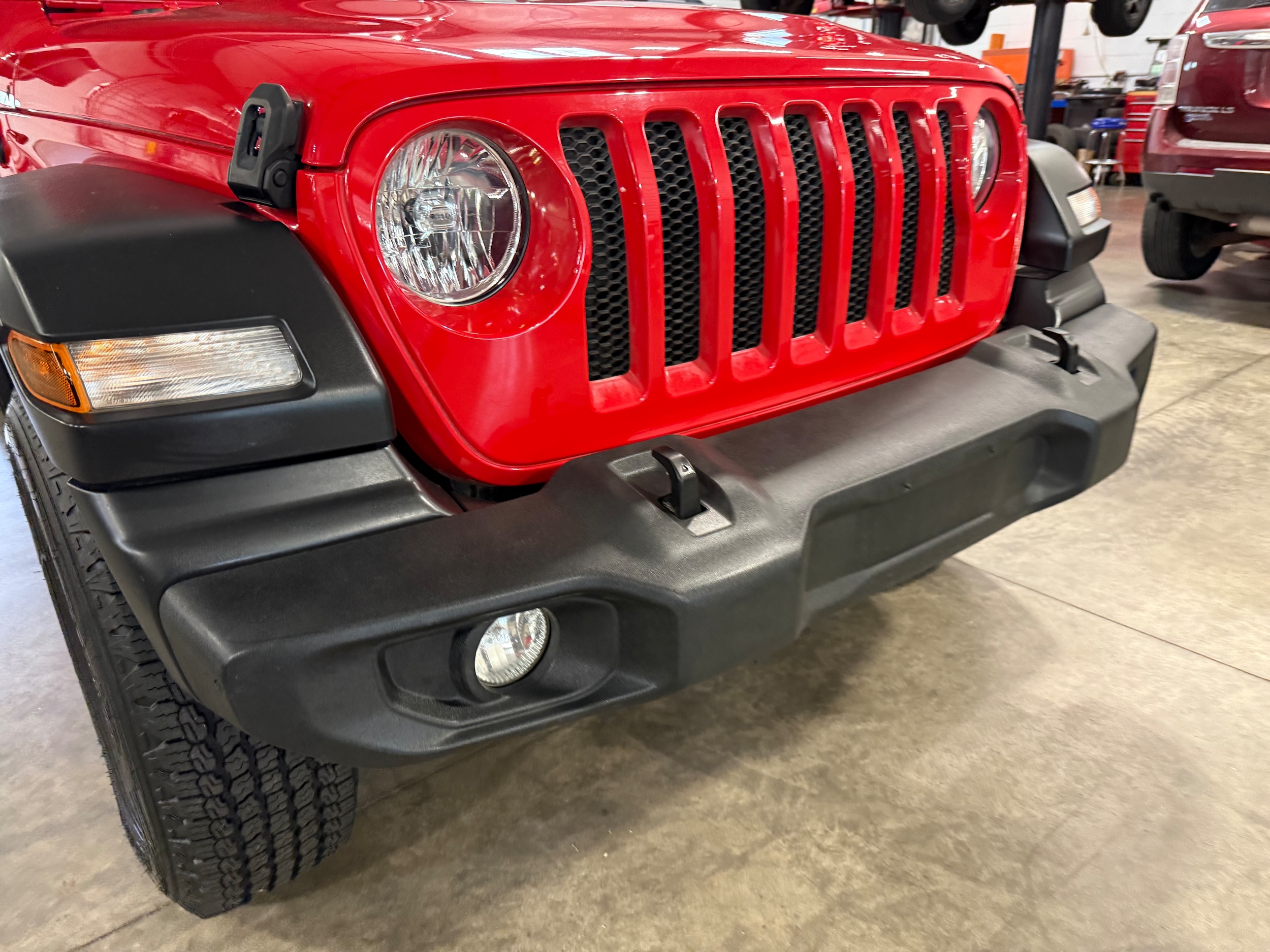 Used 2022 Jeep Wrangler Unlimited Sport with VIN 1C4HJXDN3NW241179 for sale in Galena, IL