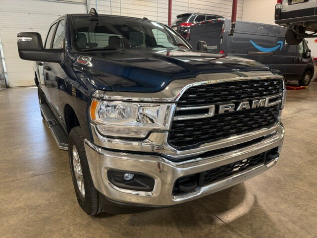 Blue 2024 RAM 2500 Pickup Truck Four-Wheel Drive Automatic