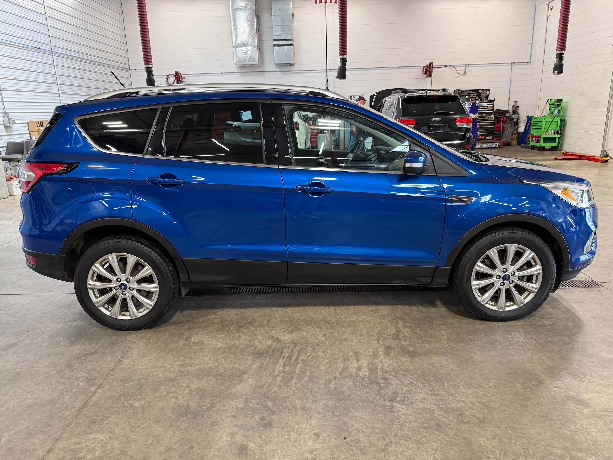 Used 2018 Ford Escape Titanium with VIN 1FMCU9J90JUA23710 for sale in Galena, IL