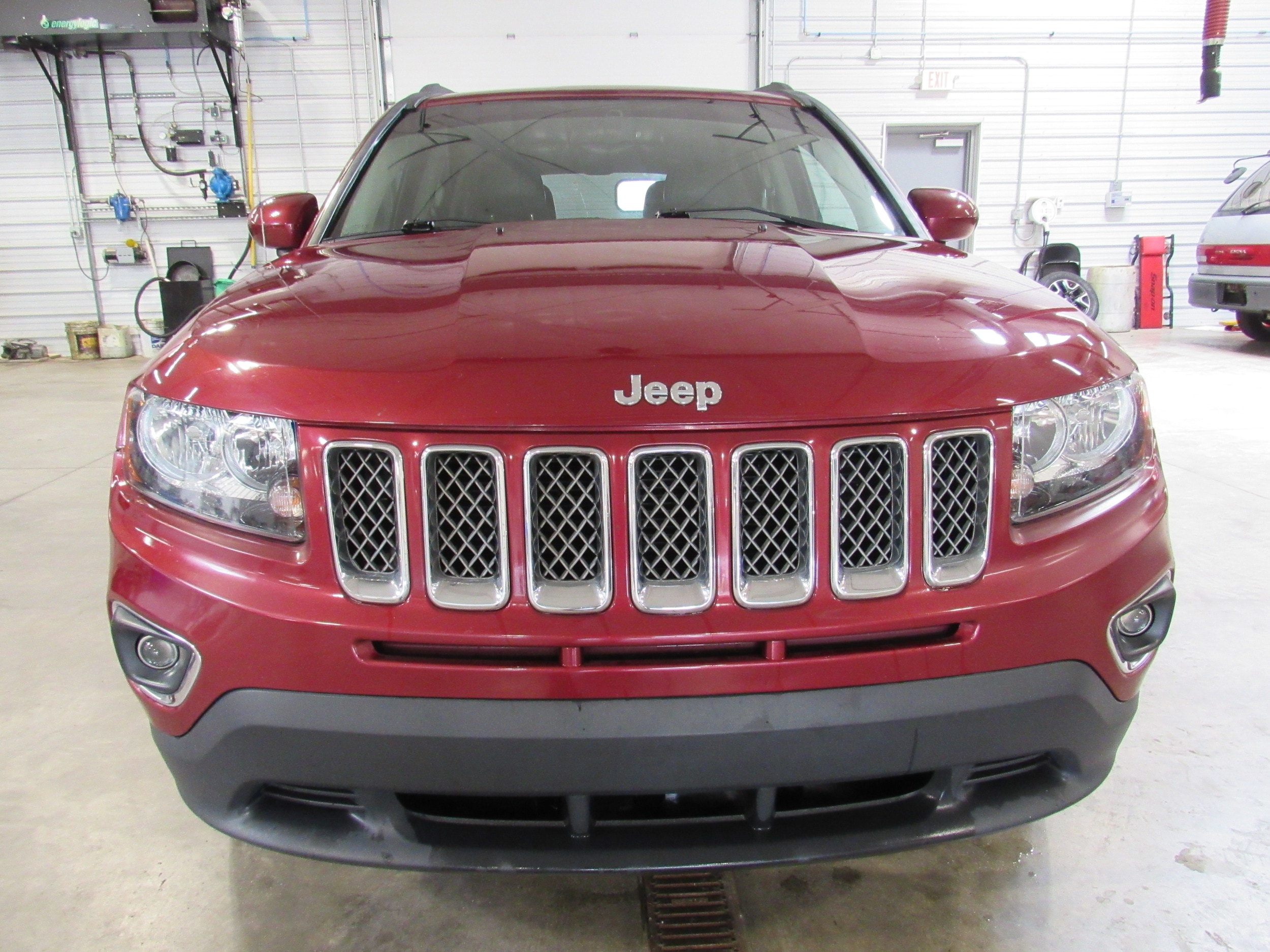 Certified 2017 Jeep Compass High Altitude with VIN 1C4NJDEB3HD110081 for sale in Galena, IL