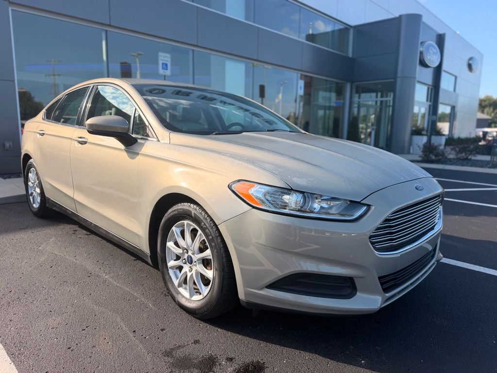 Used 2015 Ford Fusion S with VIN 3FA6P0G74FR143508 for sale in Galesburg, MI