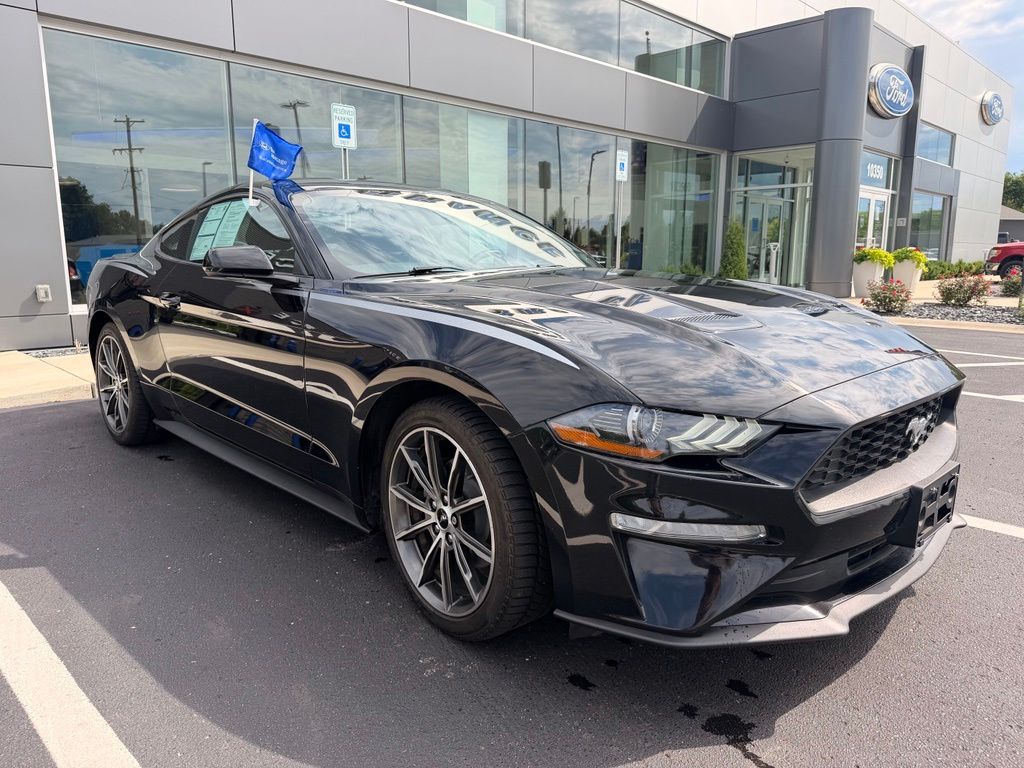 Used 2019 Ford Mustang EcoBoost with VIN 1FA6P8TH4K5118974 for sale in Galesburg, MI