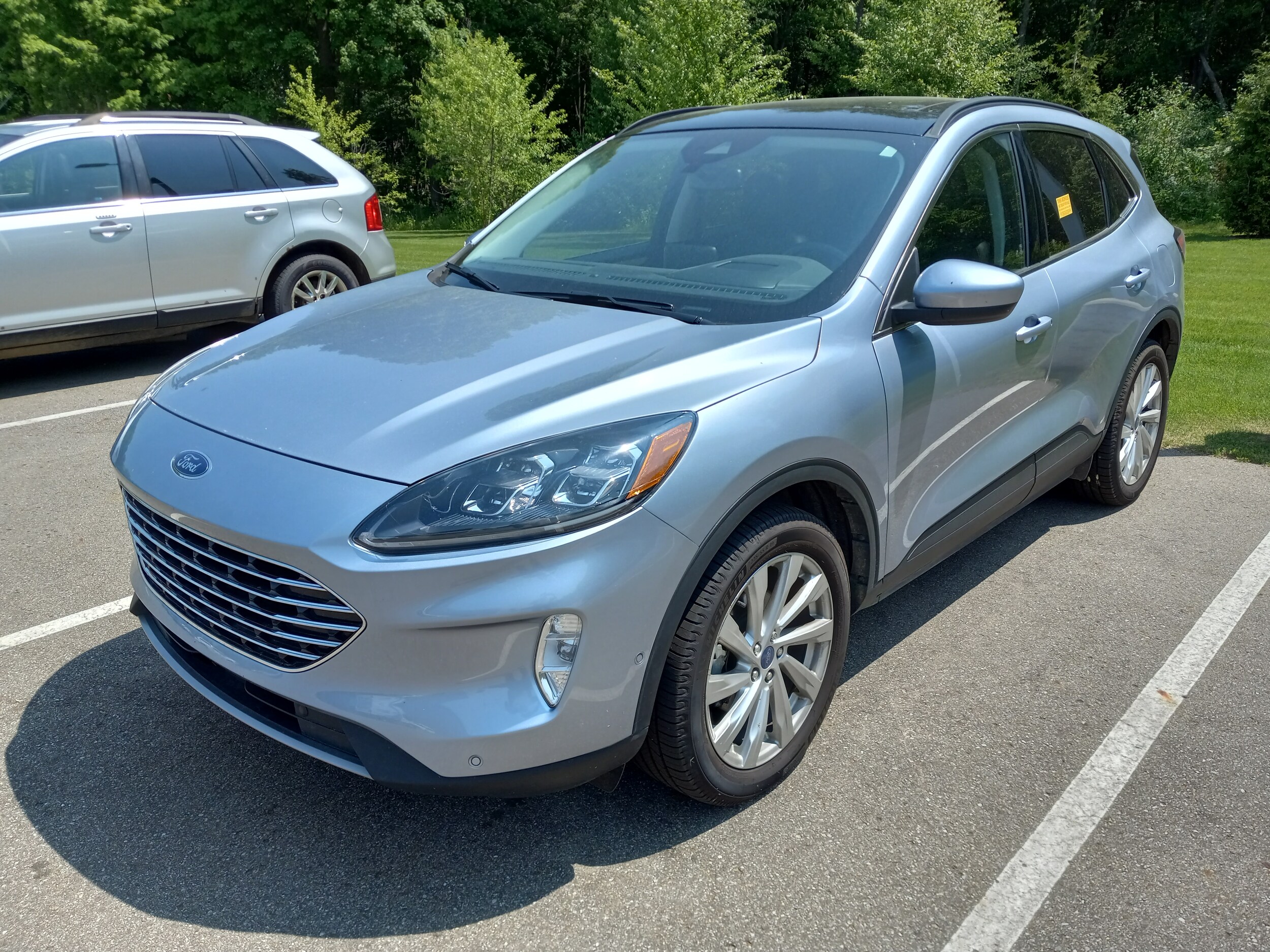 Certified 2022 Ford Escape Titanium with VIN 1FMCU9J91NUA04038 for sale in Galesburg, MI