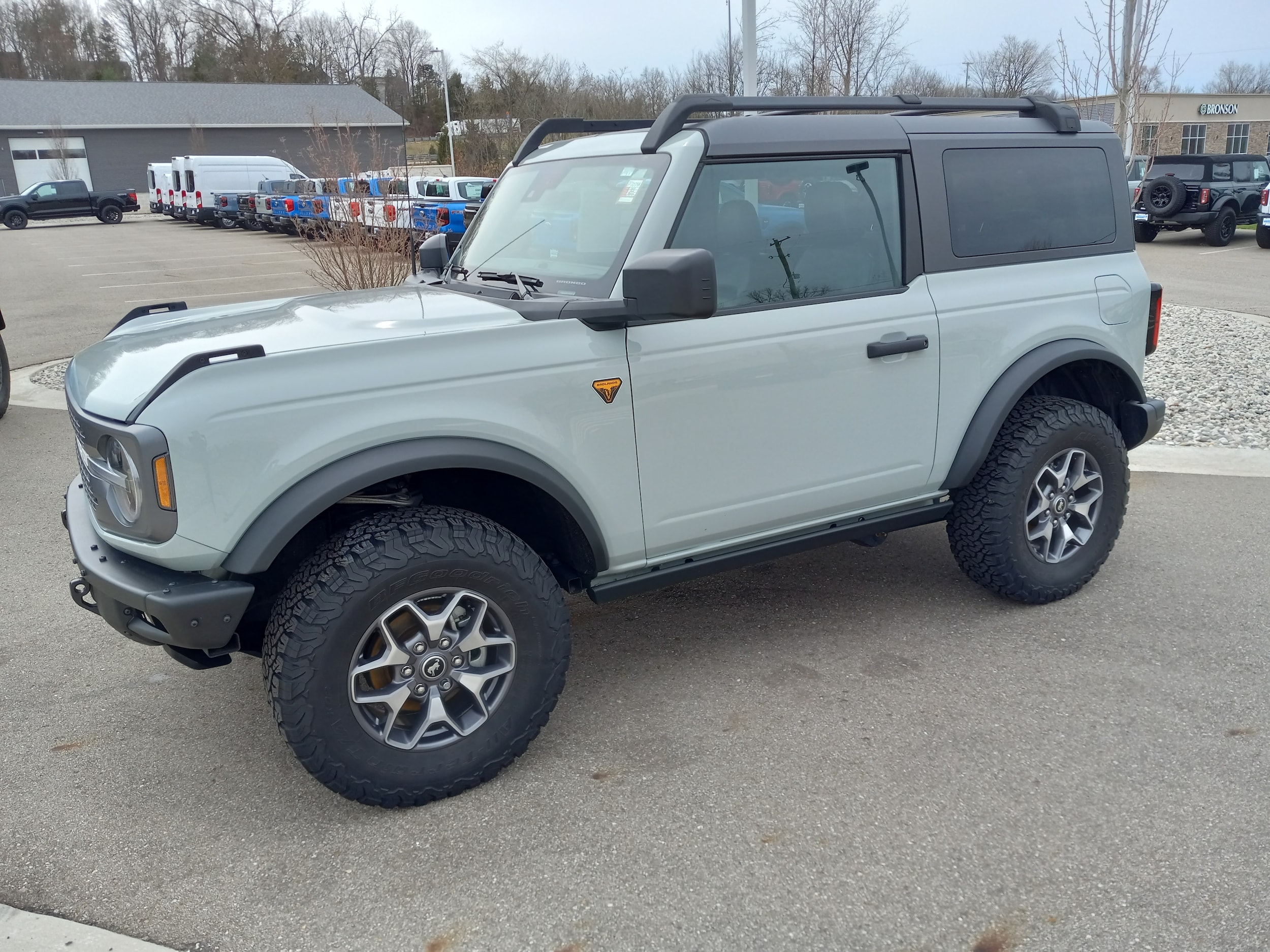 Certified 2023 Ford Bronco 2-Door Badlands with VIN 1FMDE5CH0PLA95553 for sale in Galesburg, MI