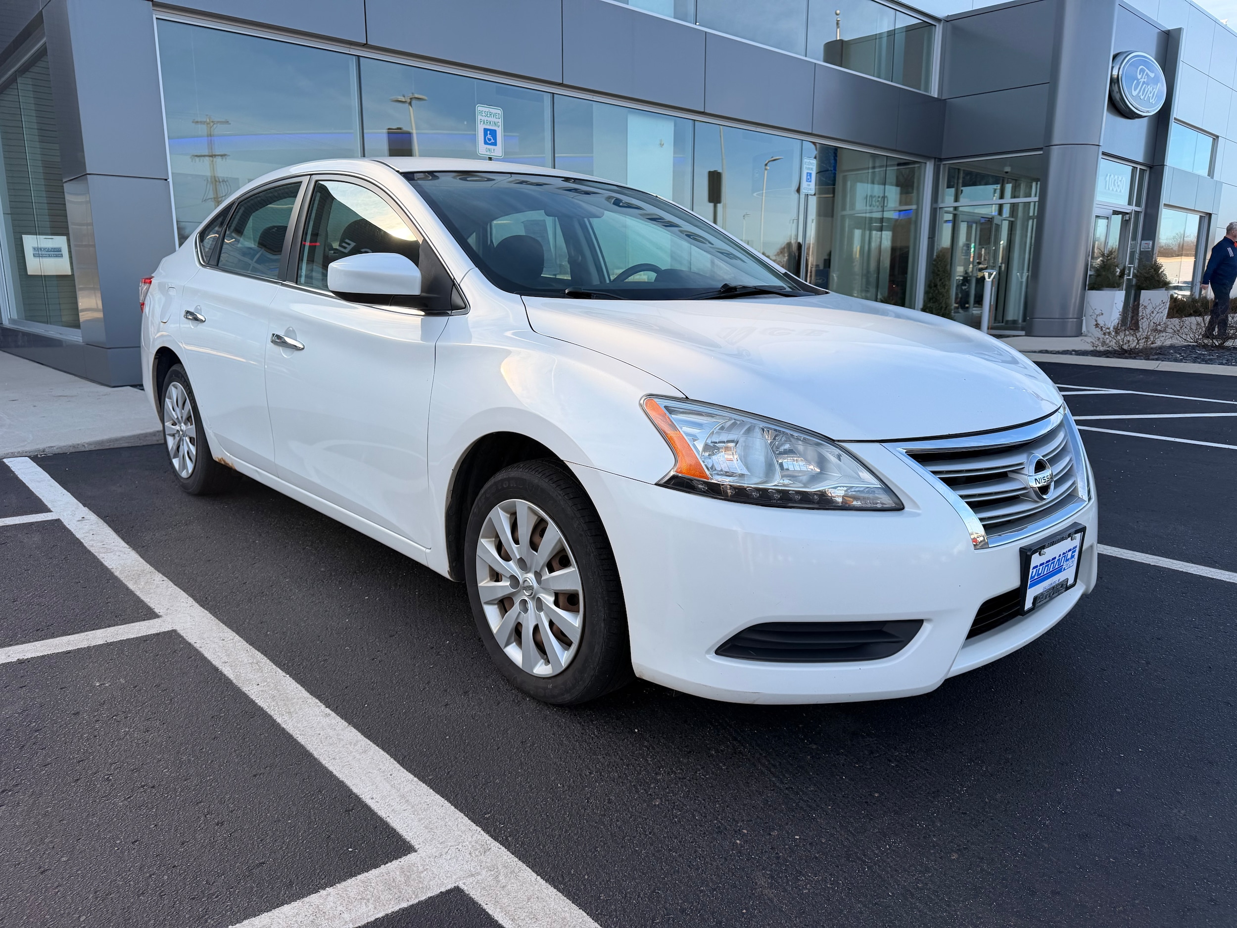 Used 2013 Nissan Sentra SV with VIN 3N1AB7AP9DL786640 for sale in Galesburg, MI