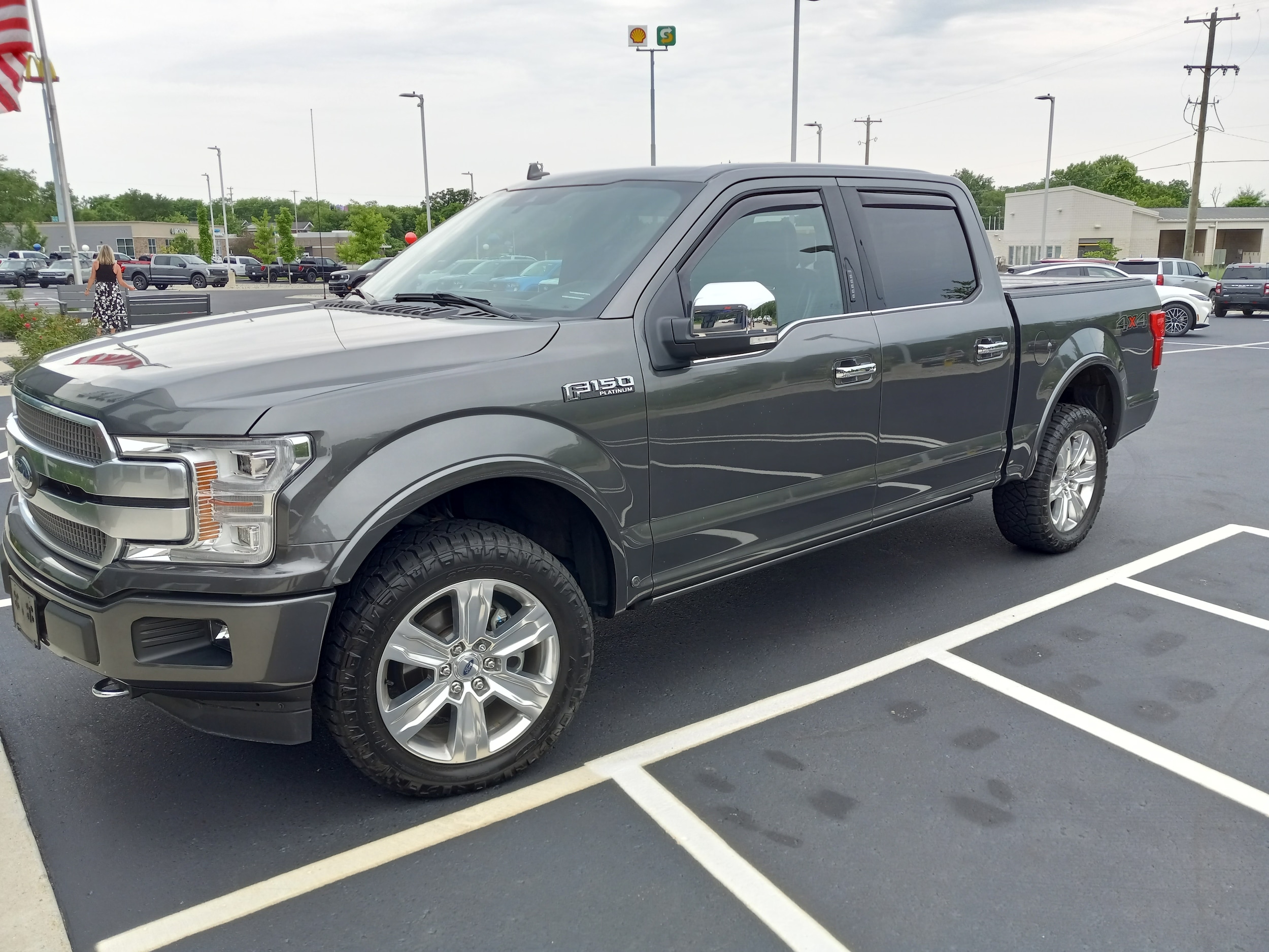 Certified 2020 Ford F-150 Platinum with VIN 1FTEW1E42LFA55704 for sale in Galesburg, MI