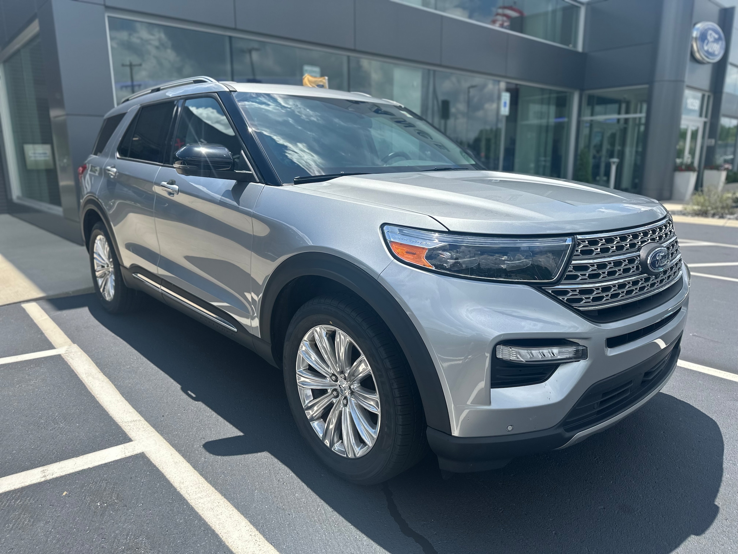 Certified 2023 Ford Explorer Limited with VIN 1FM5K8FW3PNA02036 for sale in Galesburg, MI