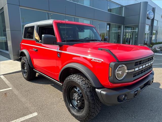 Certified 2023 Ford Bronco 2-Door Black Diamond with VIN 1FMDE5CH0PLB06504 for sale in Galesburg, MI