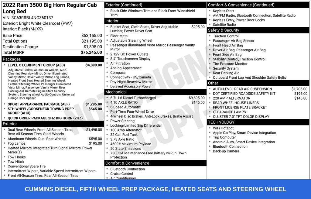 2022 RAM Ram 3500 Pickup Big Horn - Photo 18