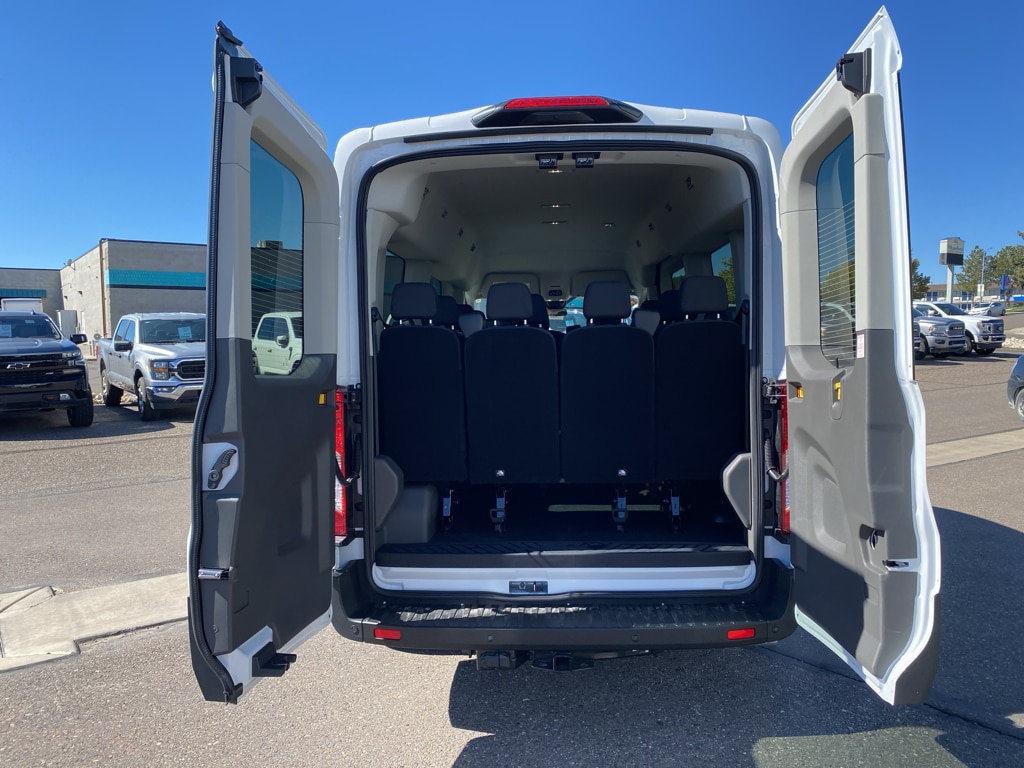 New 2025 Ford Transit Commercial Passenger Van XL Wagon Medium Roof Van
