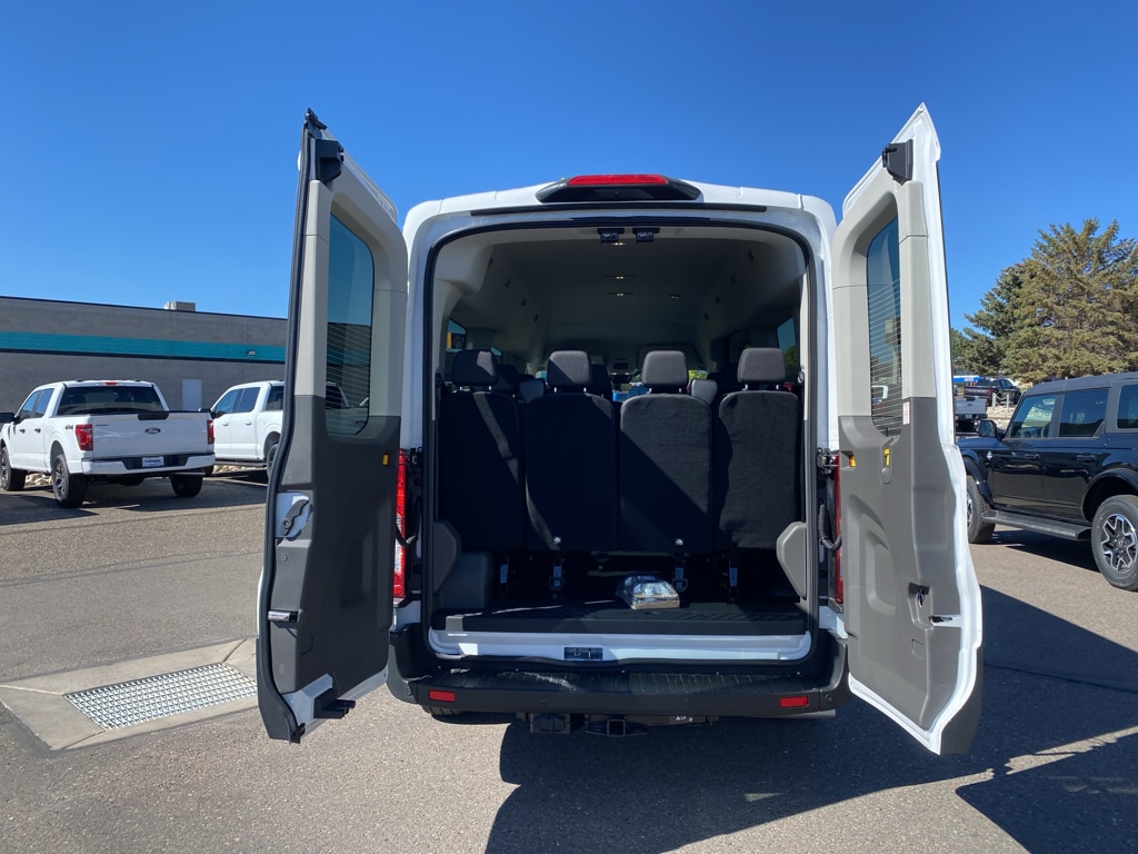 New 2025 Ford Transit Commercial Passenger Van XL Wagon Medium Roof Van
