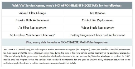 Service Xpress Ganley Volkswagen Of Bedford