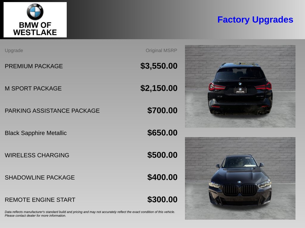 Used 2024 BMW X3 xDrive30i SUV
