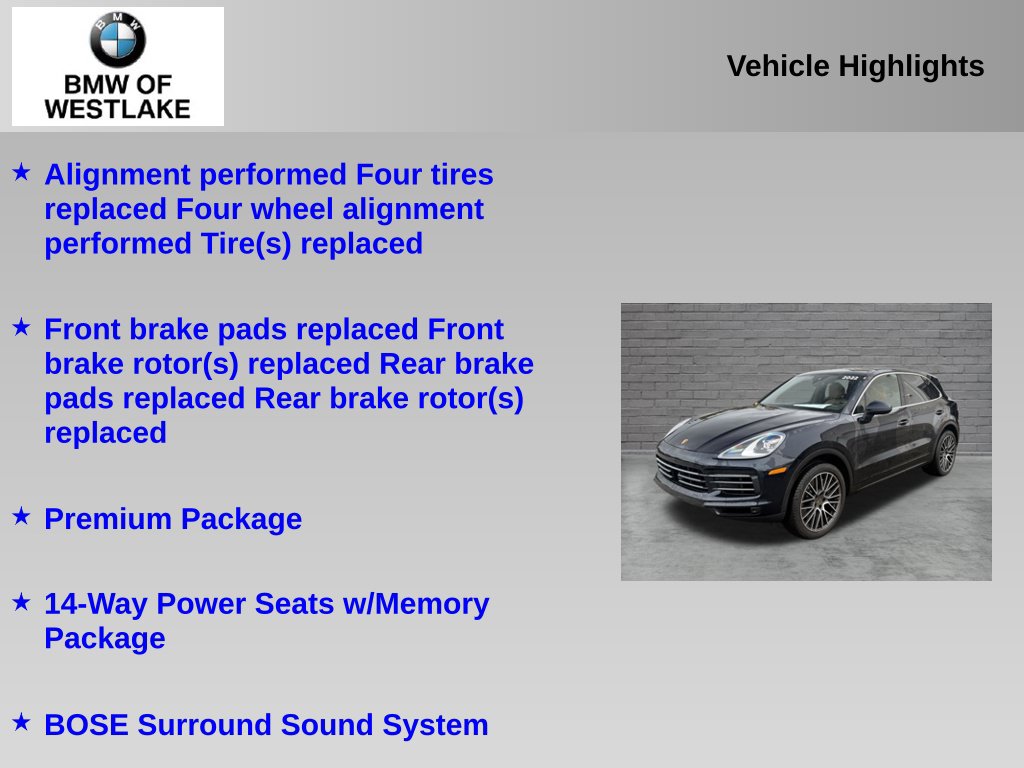 Used 2022 Porsche Cayenne Base SUV