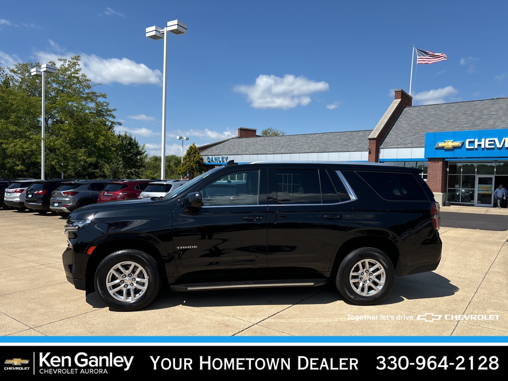 Certified 2021 Chevrolet Tahoe LT with VIN 1GNSKNKD7MR224018 for sale in Aurora, OH