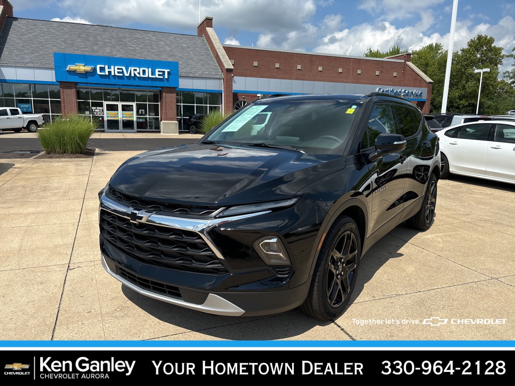 Certified 2023 Chevrolet Blazer 3LT with VIN 3GNKBJRS9PS129474 for sale in Aurora, OH