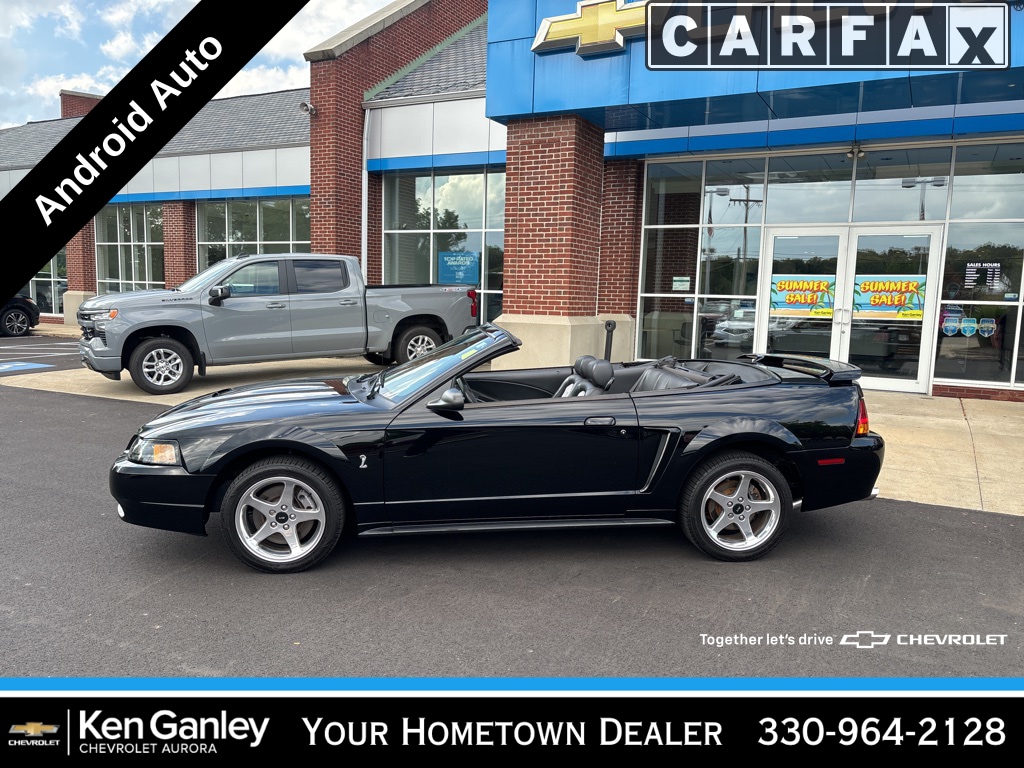 Used 2001 Ford Mustang Cobra SVT with VIN 1FAFP46V21F232443 for sale in Aurora, OH