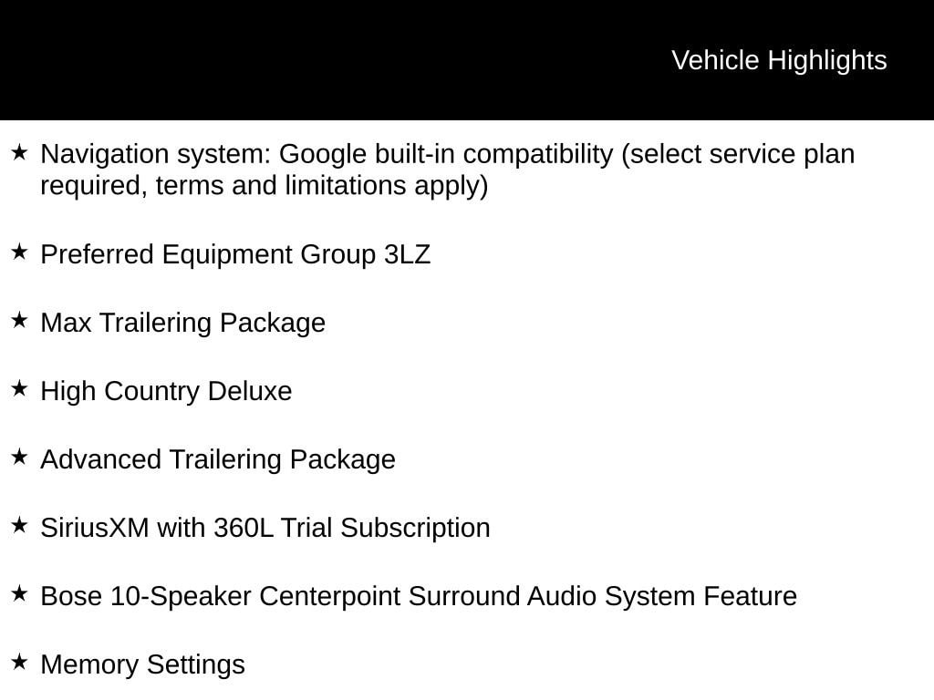 New 2026 Chevrolet Tahoe High Country SUV