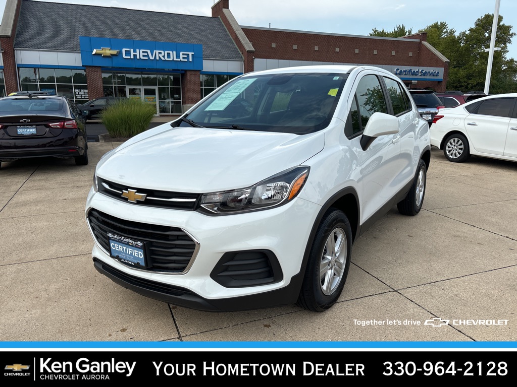 Certified 2021 Chevrolet Trax LS with VIN KL7CJNSB4MB345951 for sale in Aurora, OH