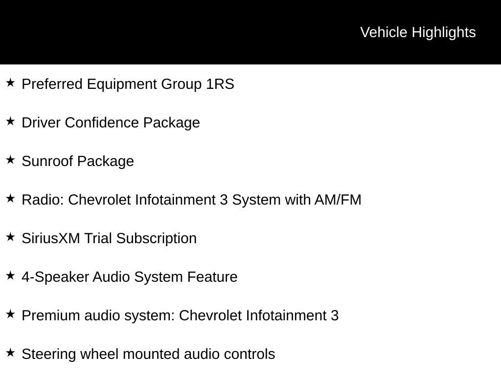 New 2026 Chevrolet Trax 1RS SUV