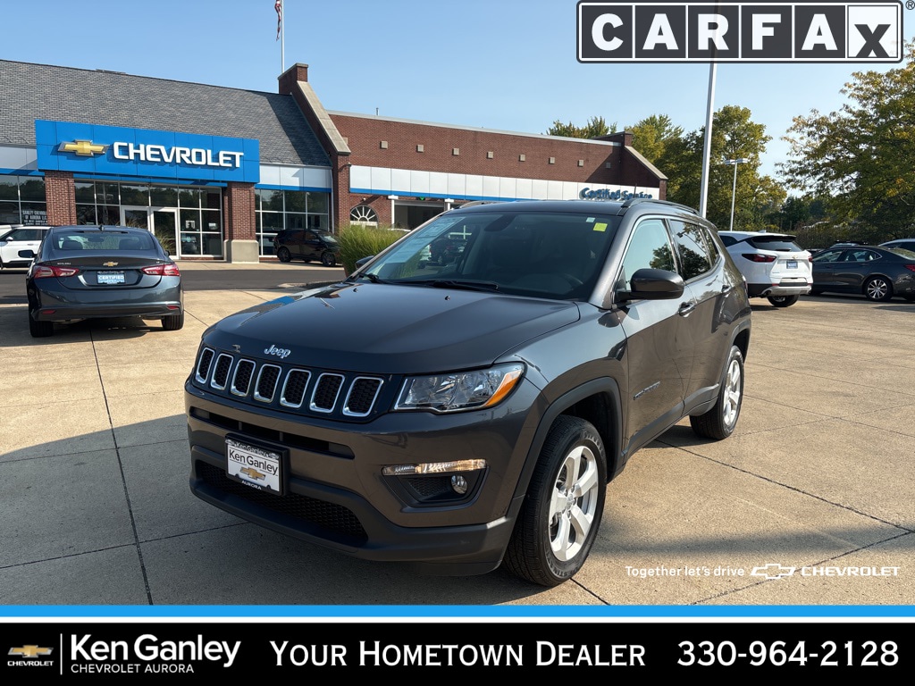 Used 2020 Jeep Compass Latitude with VIN 3C4NJDBB2LT157187 for sale in Aurora, OH