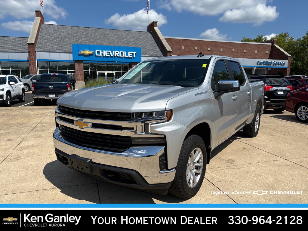 Certified 2021 Chevrolet Silverado 1500 LT with VIN 1GCPYJEKXMZ443698 for sale in Aurora, OH