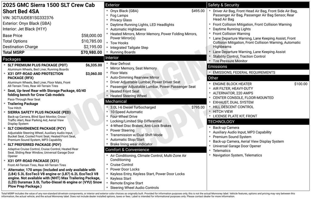 Used 2025 GMC Sierra 1500 SLT Truck Crew Cab