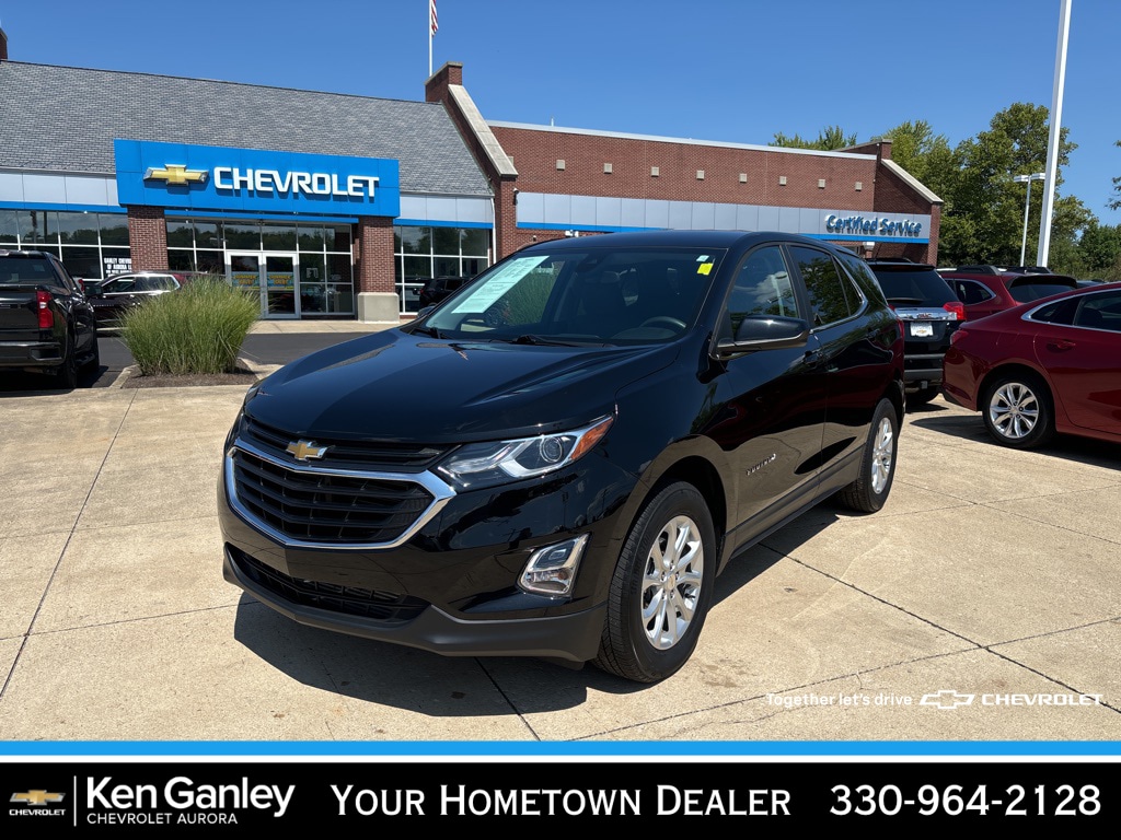 Certified 2021 Chevrolet Equinox LT with VIN 2GNAXUEV5M6137077 for sale in Aurora, OH