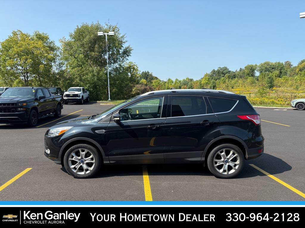 Used 2014 Ford Escape Titanium with VIN 1FMCU9J92EUA98821 for sale in Aurora, OH