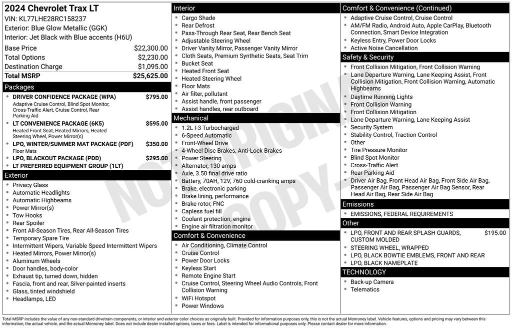 Used 2024 Chevrolet Trax LT SUV