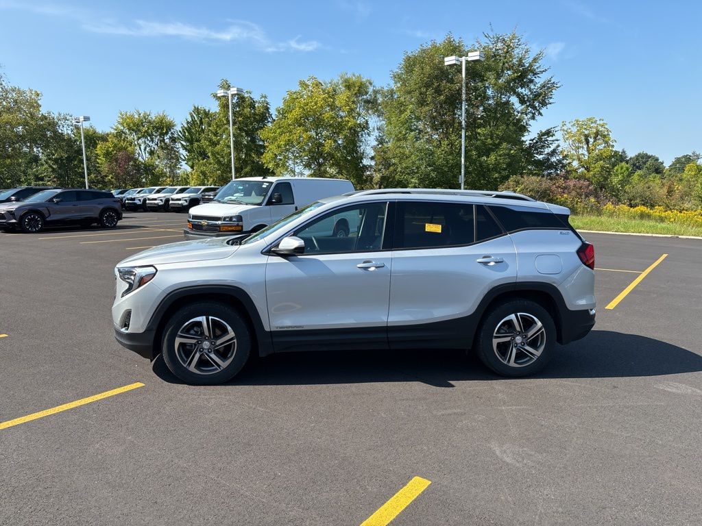 Certified 2021 GMC Terrain SLT with VIN 3GKALVEV4ML382222 for sale in Aurora, OH