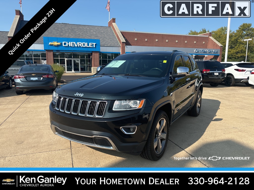 Used 2015 Jeep Grand Cherokee Limited with VIN 1C4RJFBG2FC949865 for sale in Aurora, OH