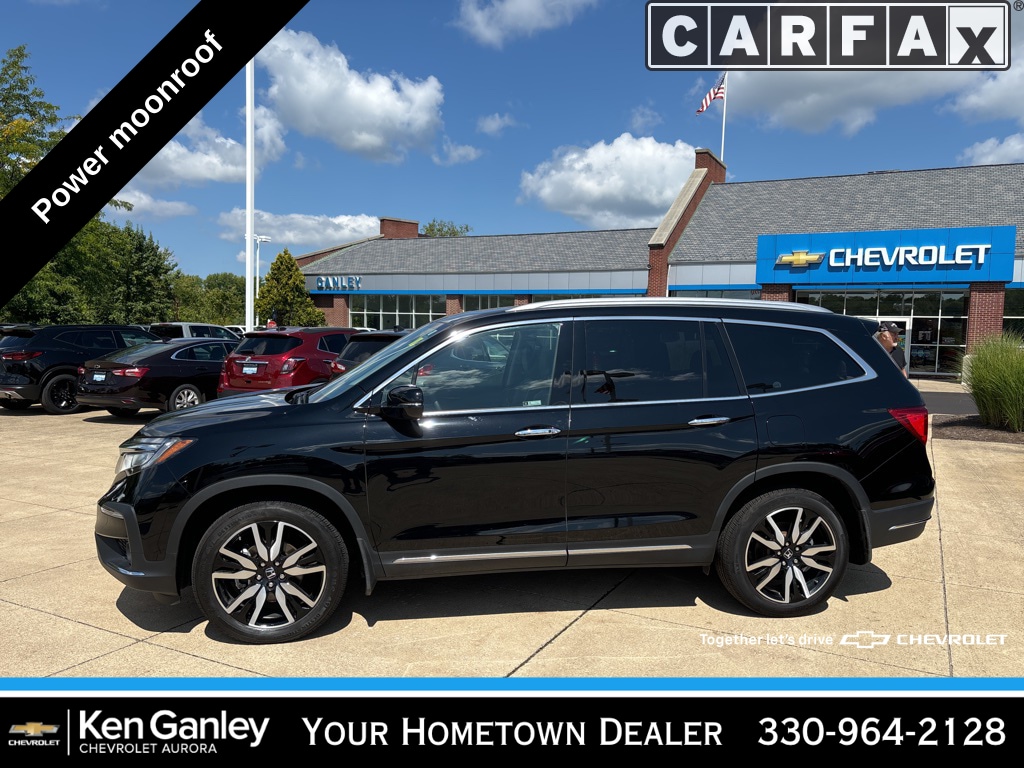 Used 2022 Honda Pilot Elite with VIN 5FNYF6H03NB031891 for sale in Aurora, OH