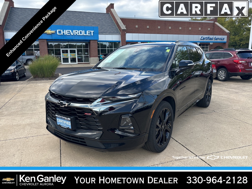 Used 2022 Chevrolet Blazer RS with VIN 3GNKBKRS8NS153557 for sale in Aurora, OH