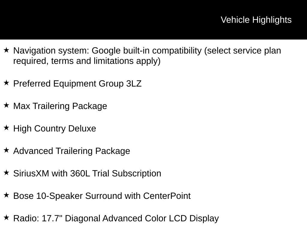 New 2026 Chevrolet Suburban High Country SUV