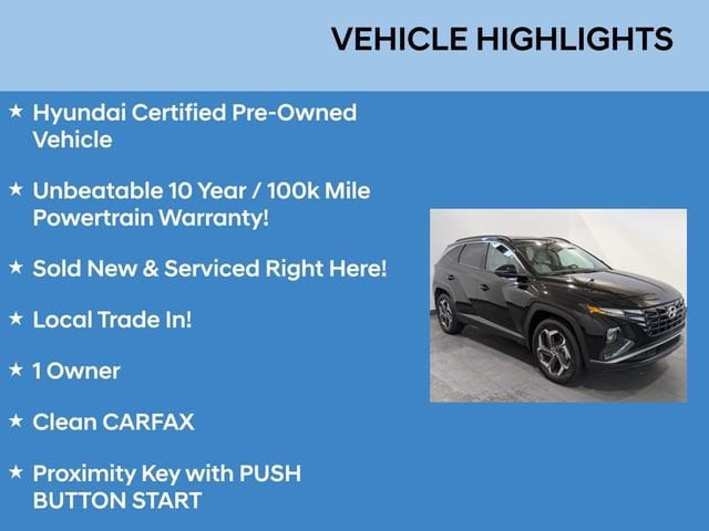 Certified 2023 Hyundai Tucson SEL with VIN 5NMJFCAE9PH193547 for sale in Parma, OH