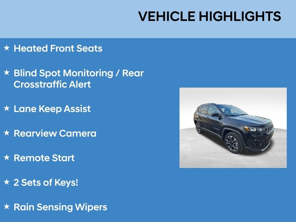 Used 2023 Jeep Compass Limited Limited 4x4