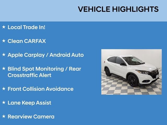 Used 2021 Honda HR-V Sport with VIN 3CZRU6H18MM737746 for sale in Parma, OH