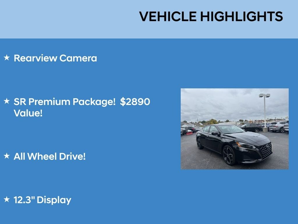 Used 2024 Nissan Altima 2.5 SR Sedan