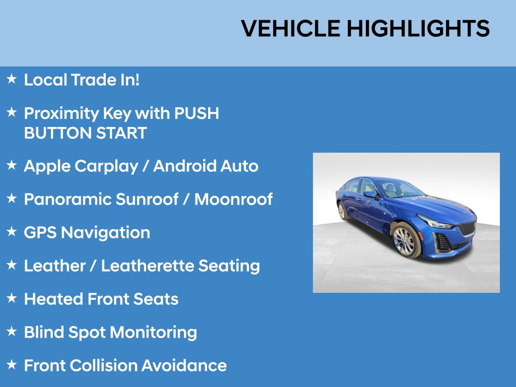 Used 2023 Cadillac CT5 Premium Luxury Sedan