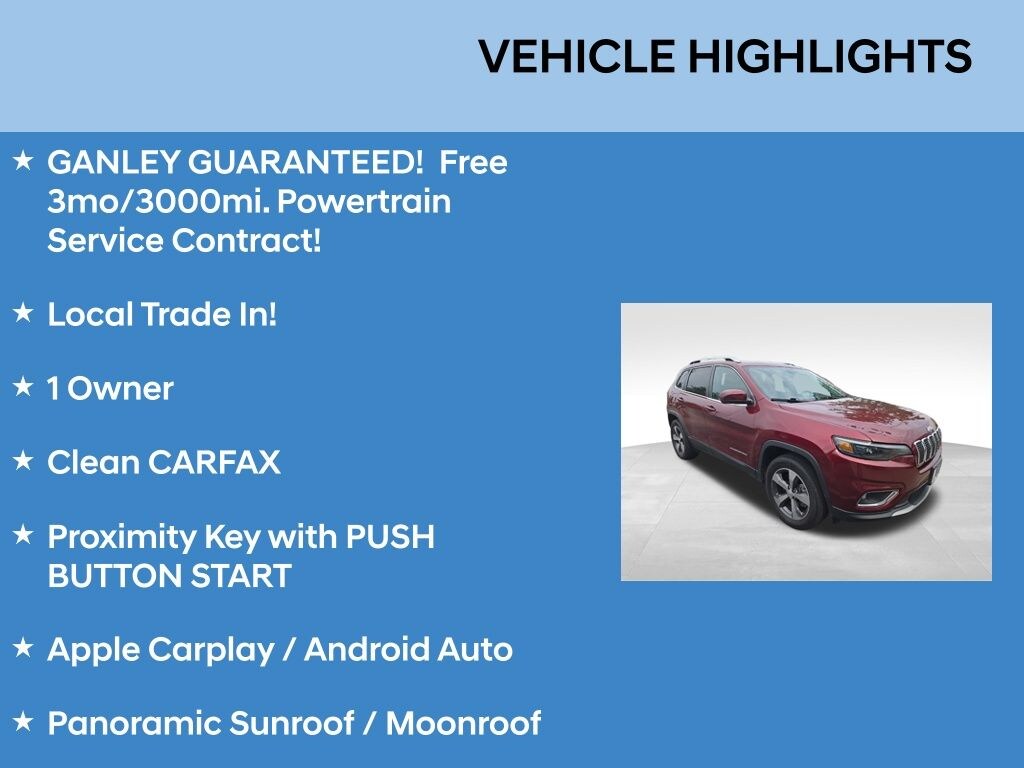 Used 2019 Jeep Cherokee Limited Limited 4x4
