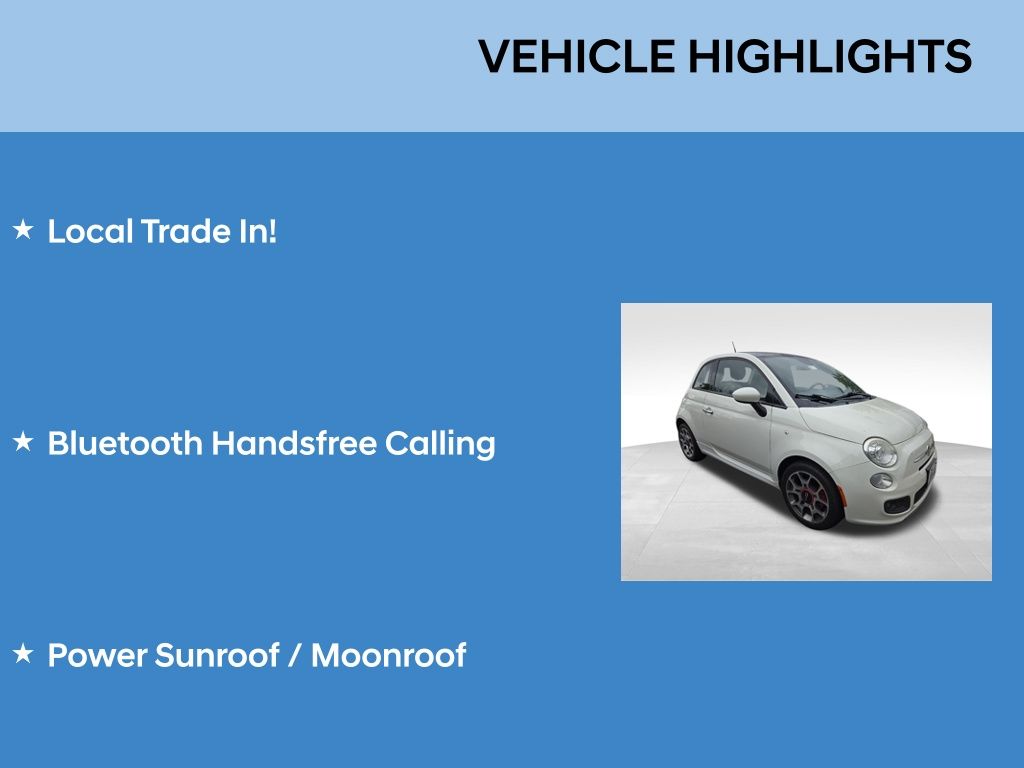 Used 2013 FIAT 500 Sport with VIN 3C3CFFBR5DT754535 for sale in Parma, OH