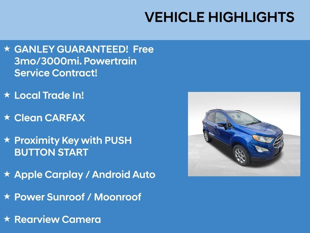 Used 2020 Ford EcoSport SE SE 4WD