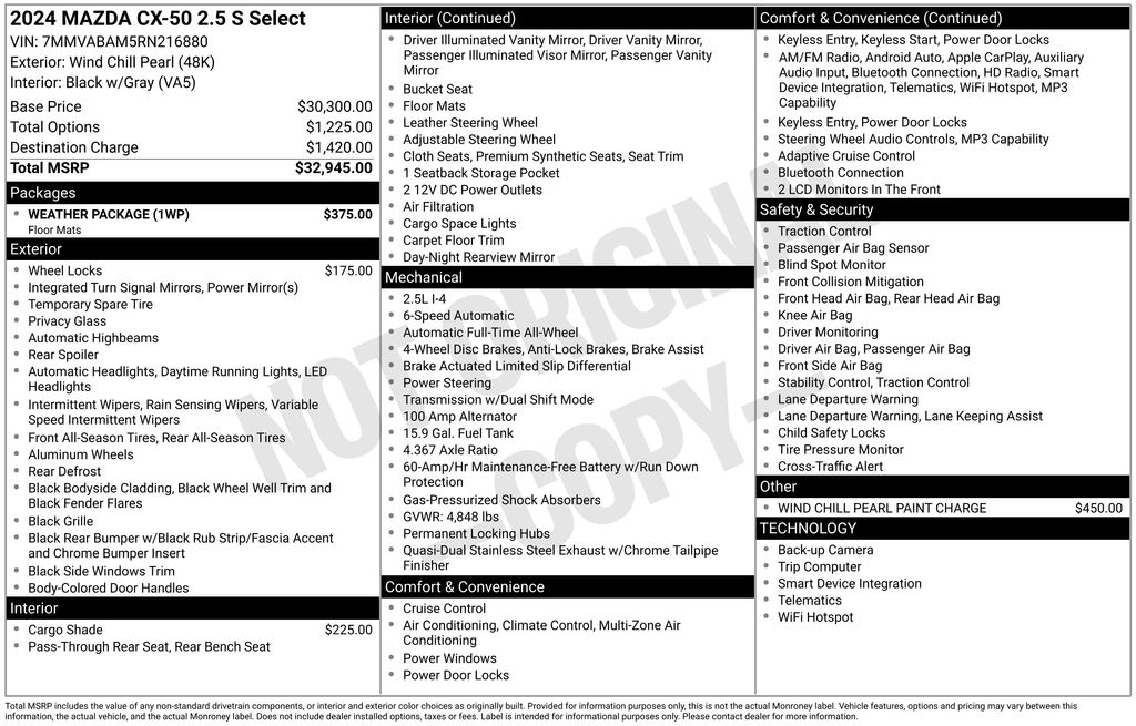 2024 Mazda CX-50 S SELECT - Photo 22