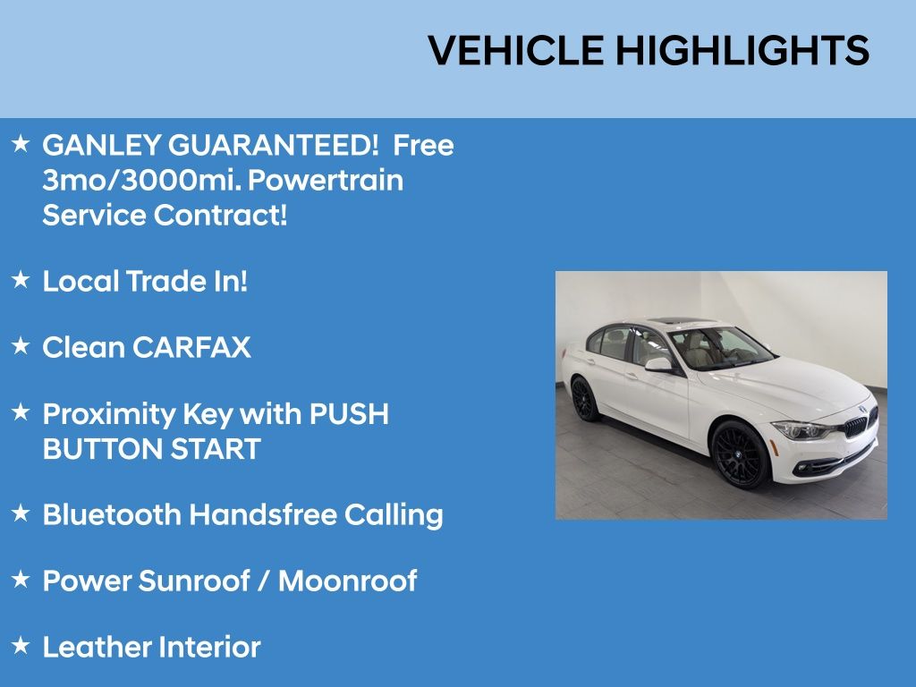 Used 2016 BMW 3 Series 328i with VIN WBA8E3C50GK502502 for sale in Parma, OH