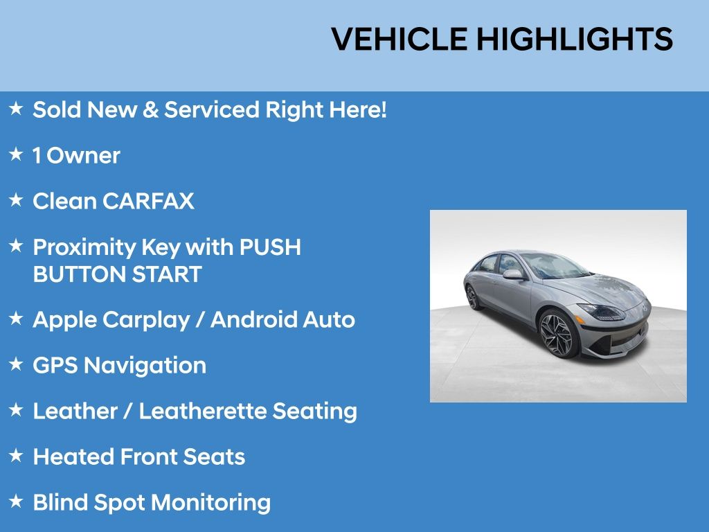 Used 2023 Hyundai IONIQ 6 SEL with VIN KMHM34ACXPA022824 for sale in Parma, OH