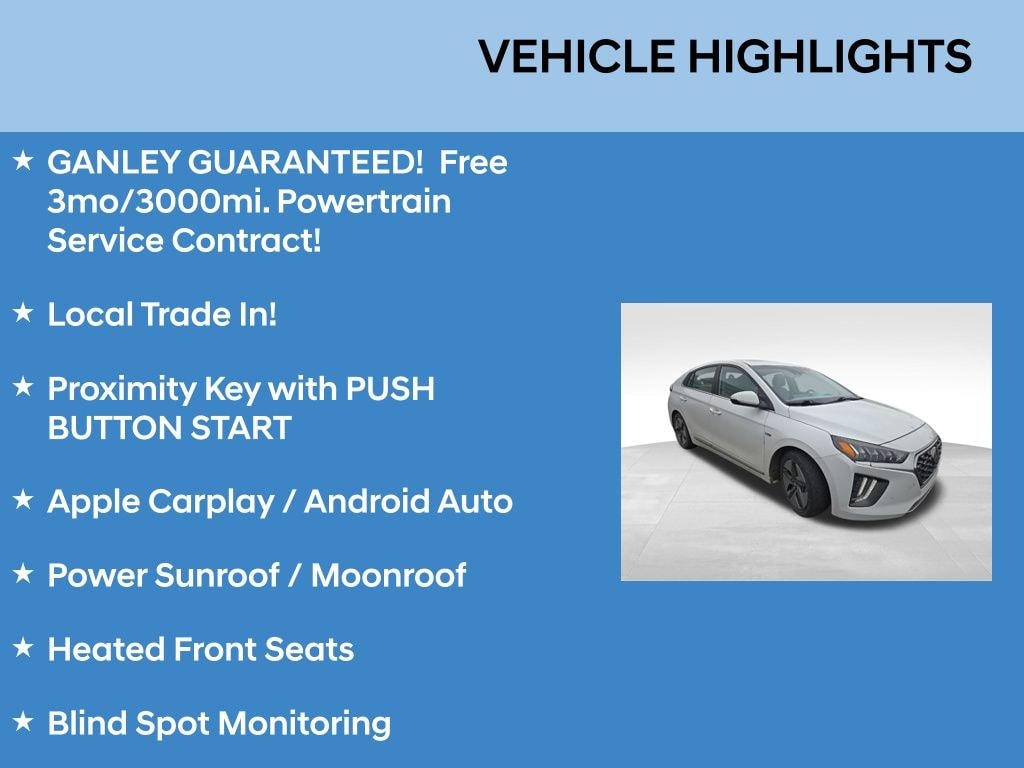 Used 2020 Hyundai IONIQ Hybrid SEL Hatchback