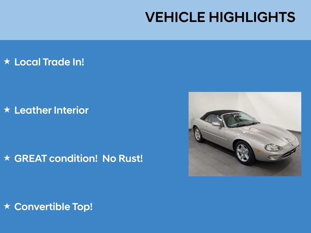 Used 1998 Jaguar XK Series Base with VIN SAJGX2247WC024309 for sale in Parma, OH