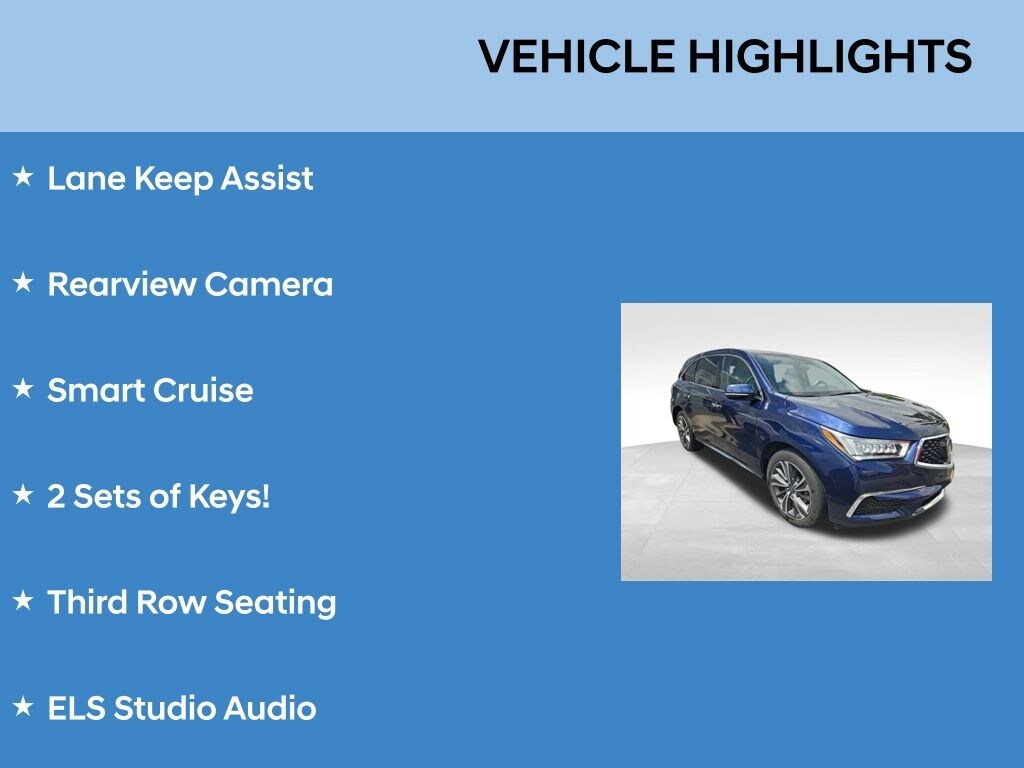 Used 2020 Acura MDX w/Technology Pkg SH-AWD 7-Passenger w/Technology Pkg